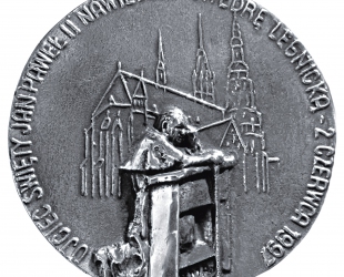 Andrzej Kołaczyński, medal dwustronny (awers), odlewany, srebro, Φ...